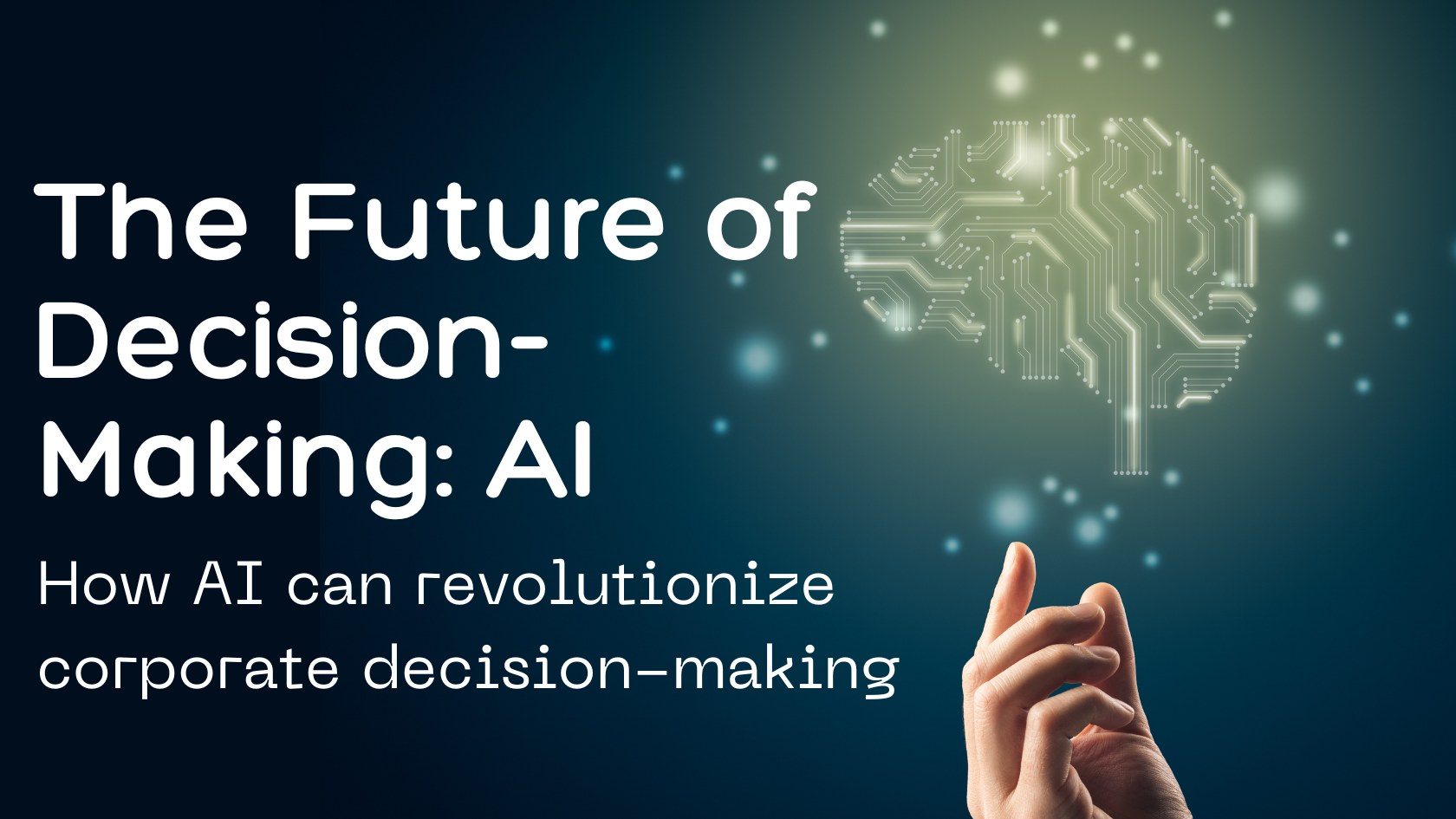 The Future of Decision-Making AI