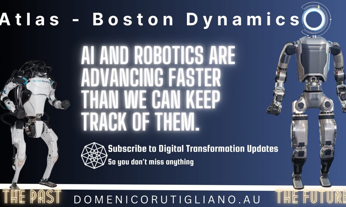 Digital Transformation Updates Electric Humaoid Robot- New Atlas vs Old Atlas